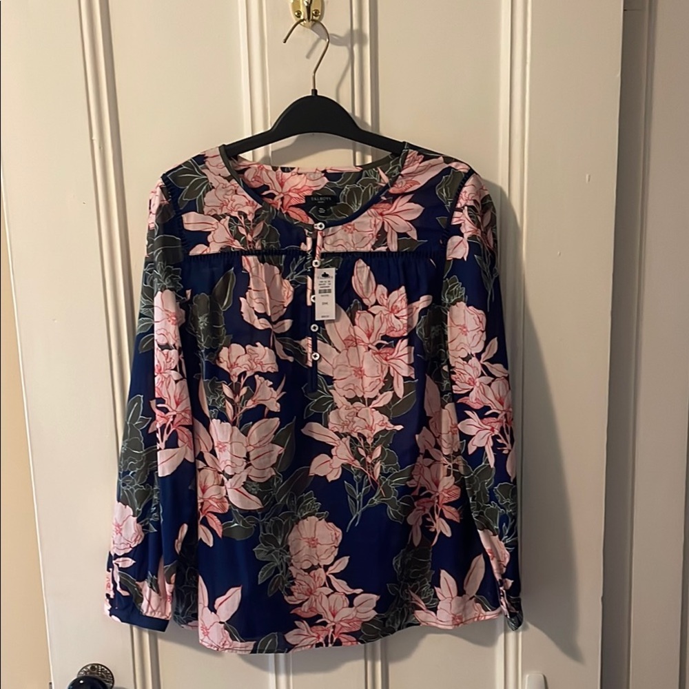 Talbot’s petite Floral Blouse